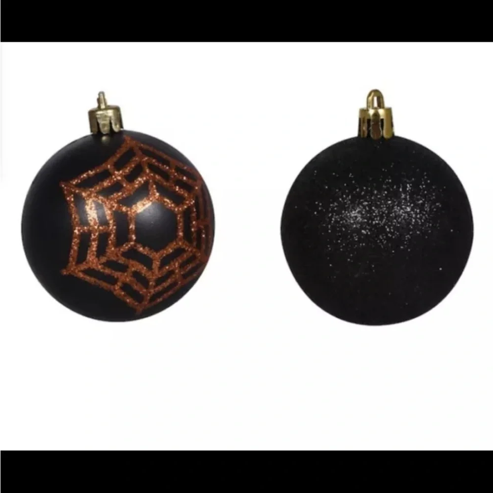 Halloween Glitter Ball‎ Ornaments